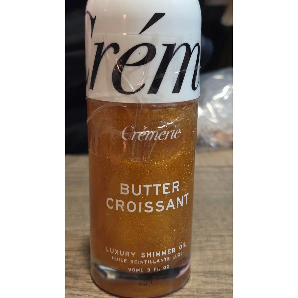 Cremerie Butter Croissant Luxury Shimmer Oil 90ml 3oz Gold Body Glow
